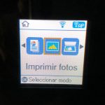 Pantalla con opciones Epson EcoTank L4160