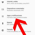 Seleccionar Apps y notificaciones