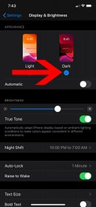 Activar modo oscuro Instagram en iOS 13