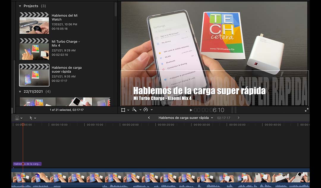 Problema al exportar en Final Cut PRo X