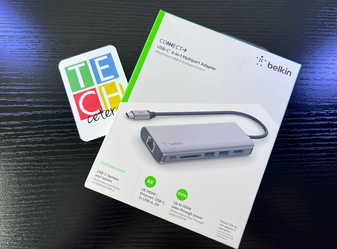 Belkin Connect USB-C 6 en 1 adaptador de multipuertos